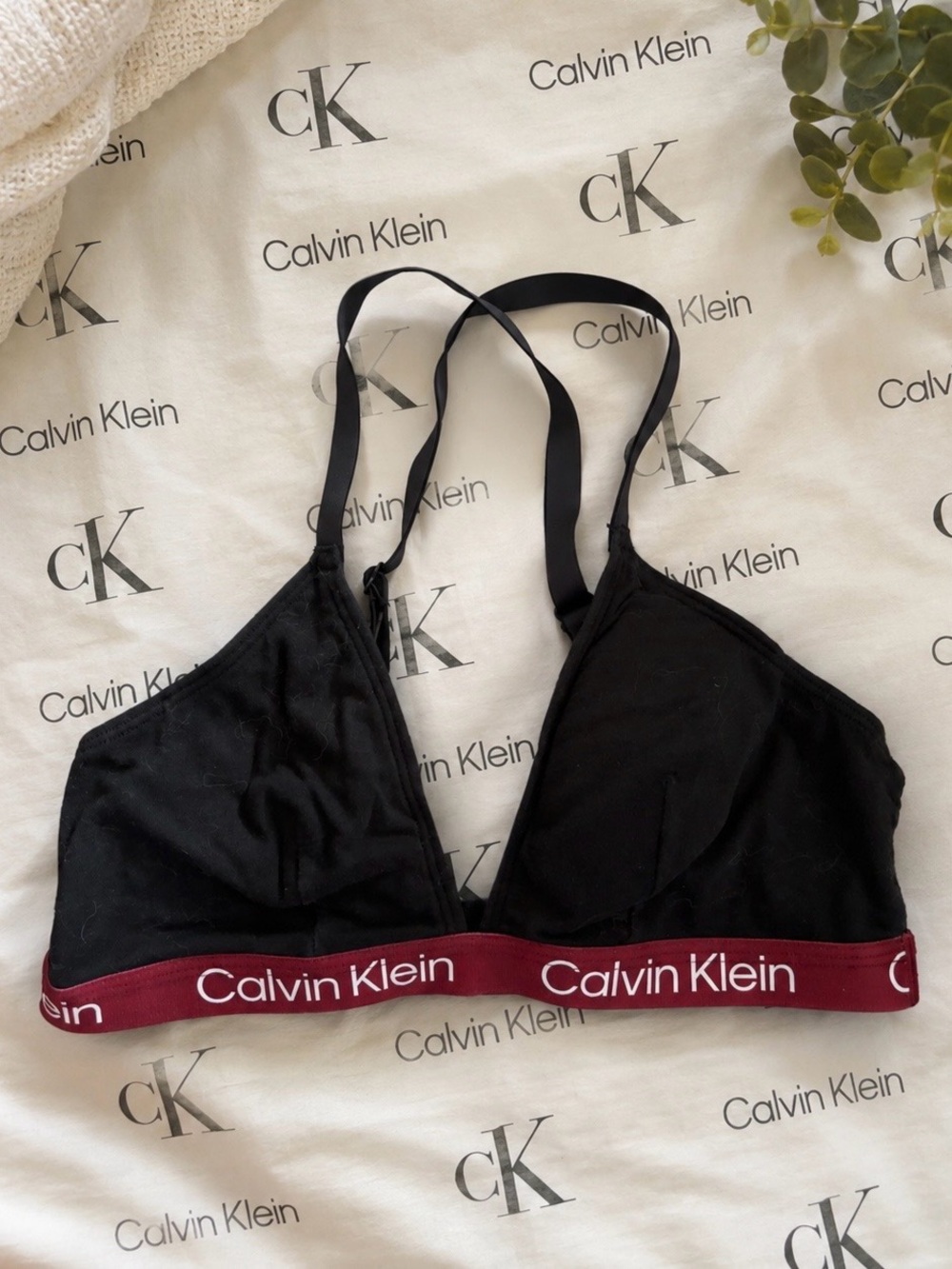 calvin klein racer back bra